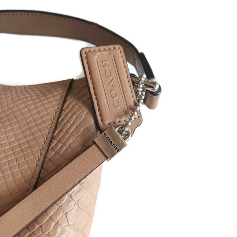 Coach Python Embossed Leather Bag - image 8